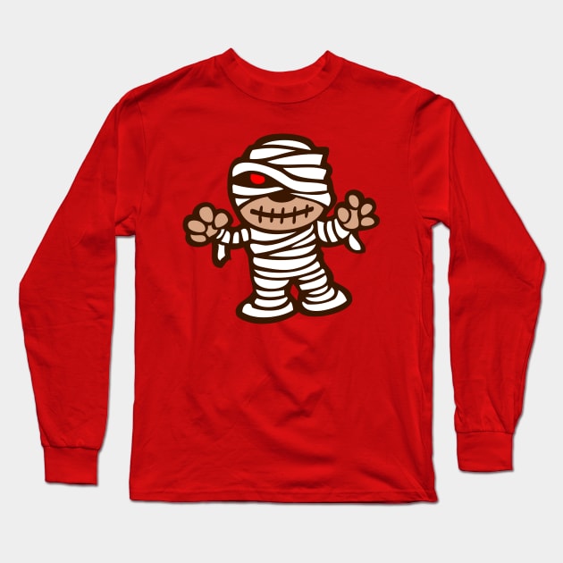 egyptian mummy Long Sleeve T-Shirt by Huggy Mauve